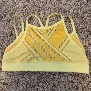 Peloton Yellow NUX bra